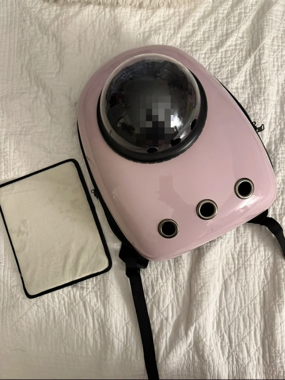 Premium Pink Cat Carrier Backpack